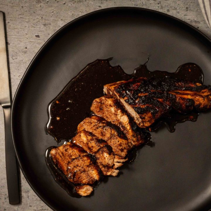 Pork Tenderloin with Chili Honey Glaze