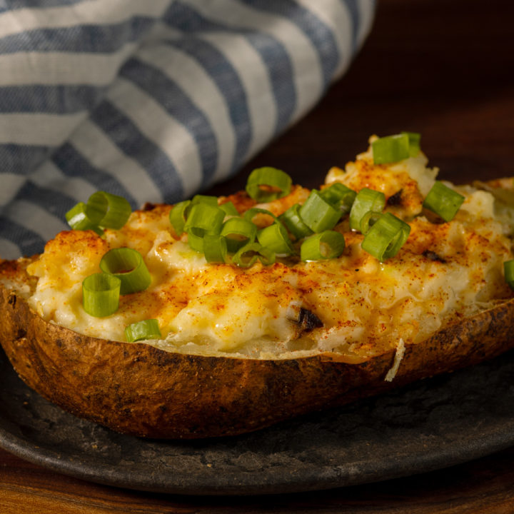 Double Stuffed Baked Potato