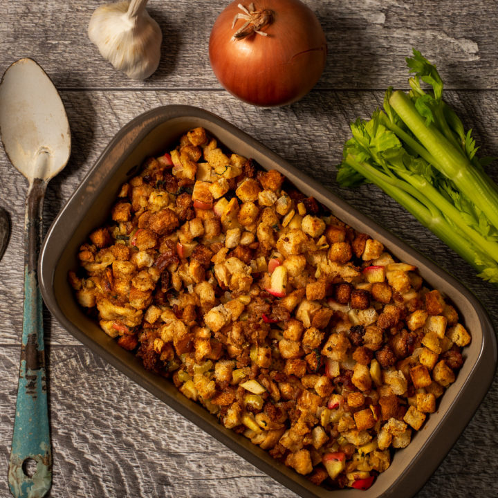Sage Sausage Apple Stuffing