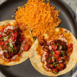 Shrimp Tacos in Adobo Marinade
