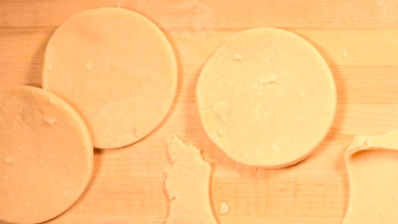 Cut the Rolled Out Dough into Circles