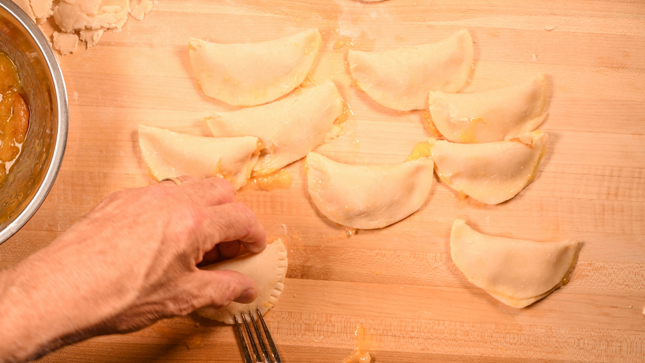 Press a Fork Down Along the Sealed Edge