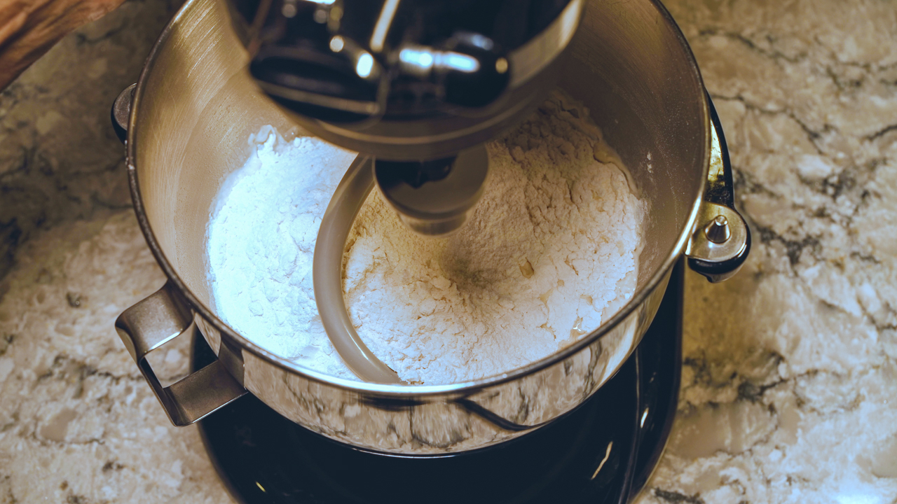 Mix Until the Dough Comes Together and Forms a Ball