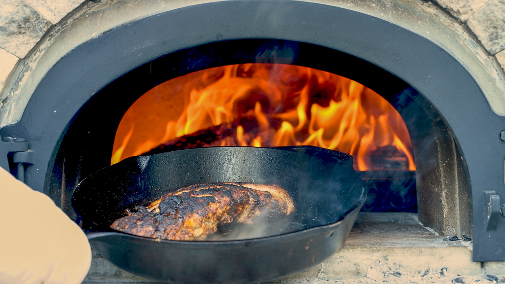Pork Tenderloin in a Wood Fired Oven