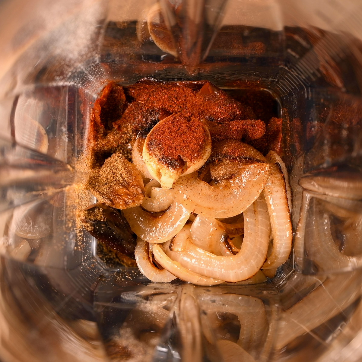 Place sauce ingredients in a blender.