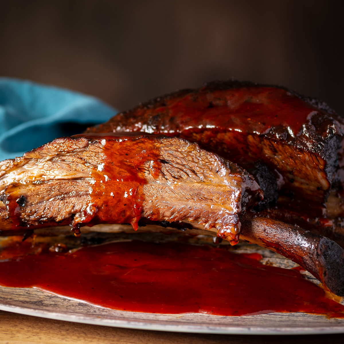 Smoked beef dino bones.