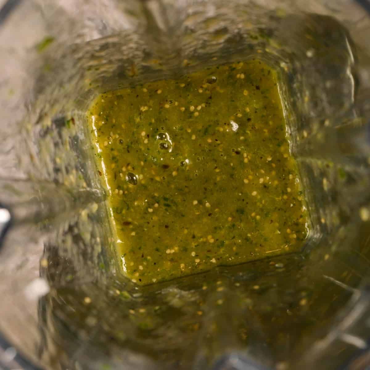 Blend the roasted vegetables until smooth.