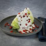 Blue cheese wedge salad.