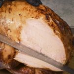 Juicy turkey breast.