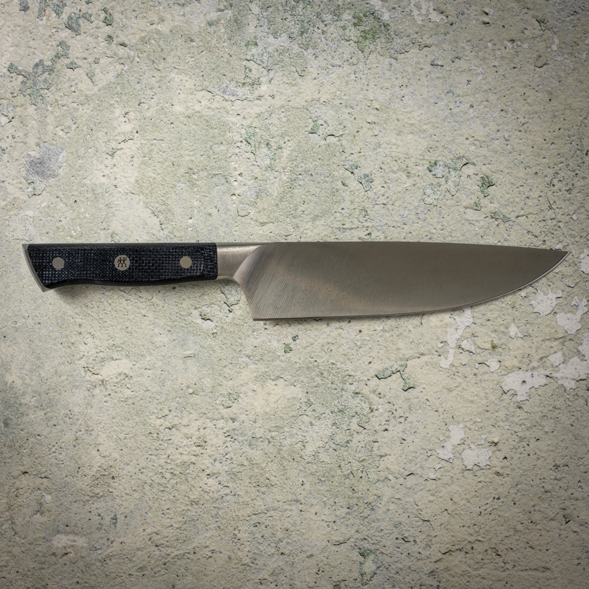 The chef's knife is used for chopping, slicing, dicing and mincing.