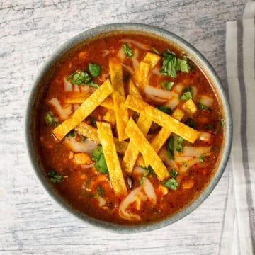 Chicken tortilla soup.