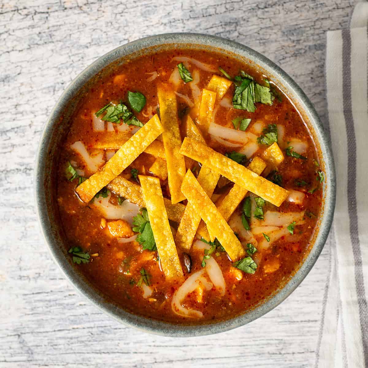 Chicken tortilla soup.