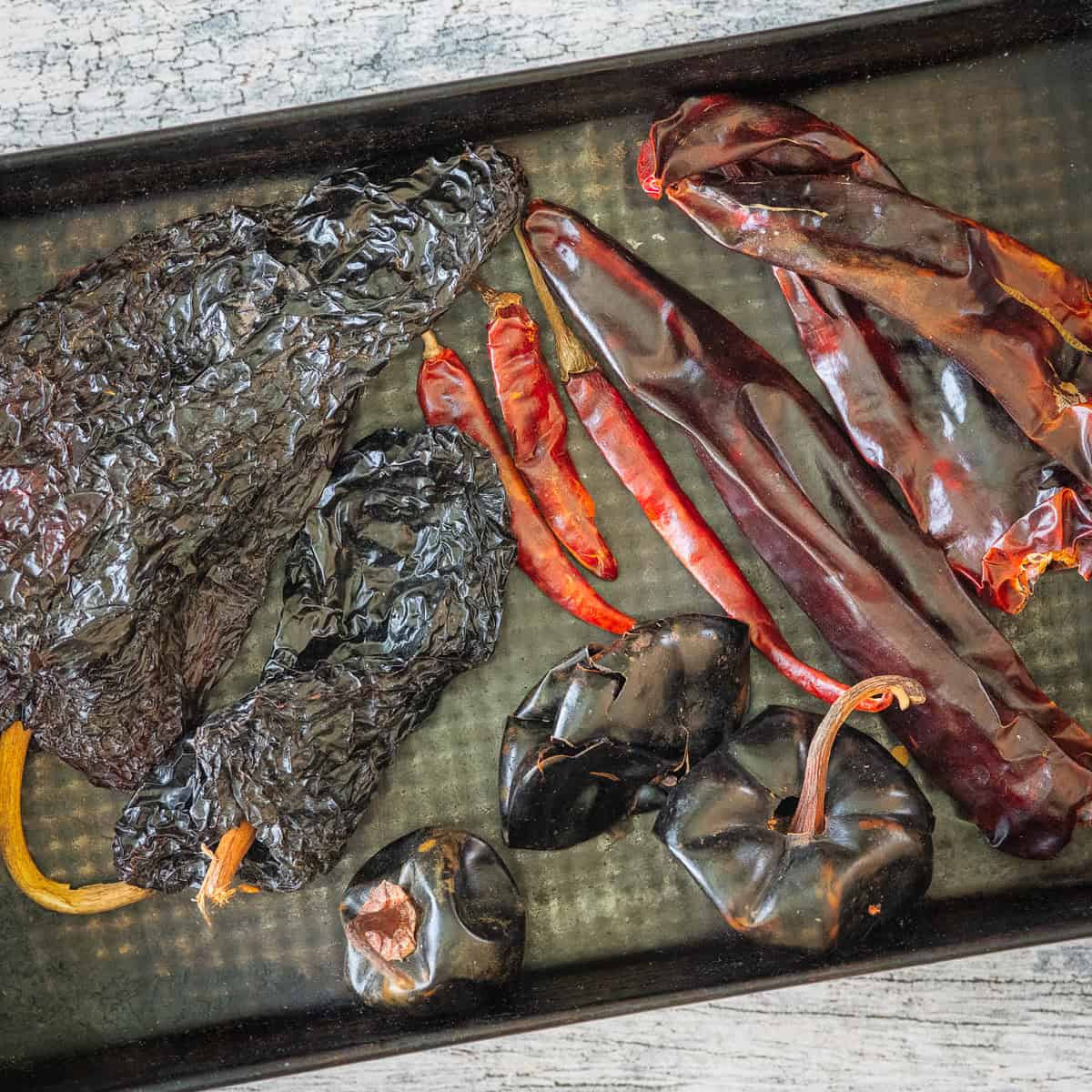 Chiles used in Texas chili powder.