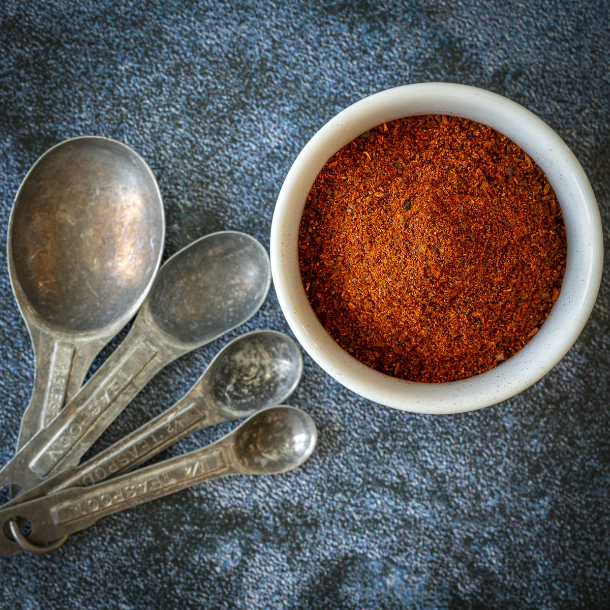 Homemade Texas chili powder.