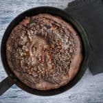 Triple chocolate Dutch baby