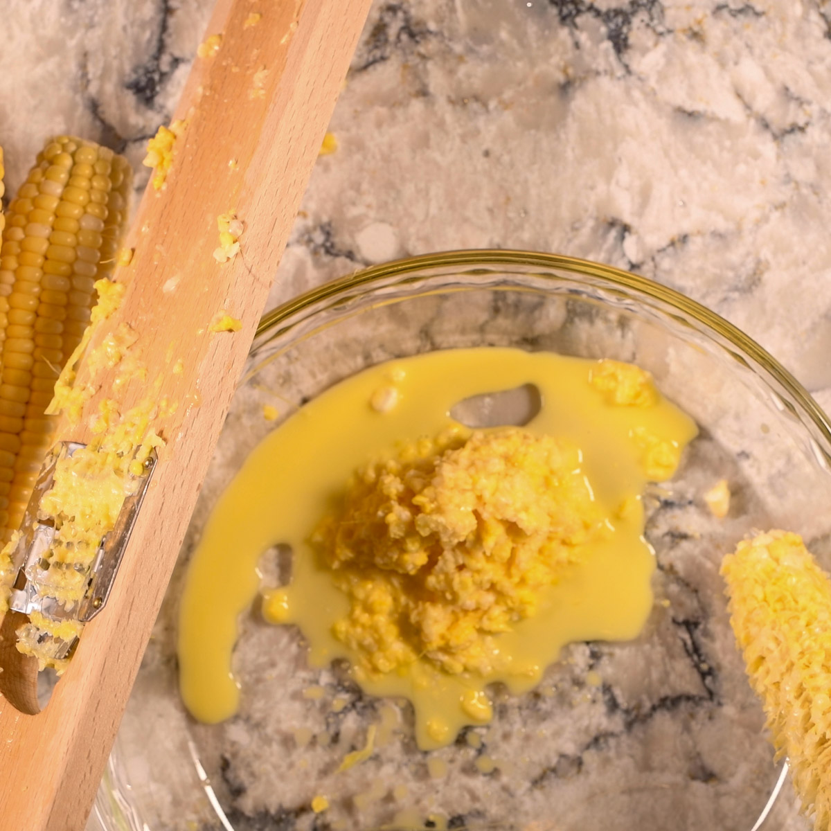 Liquid from corn cob.