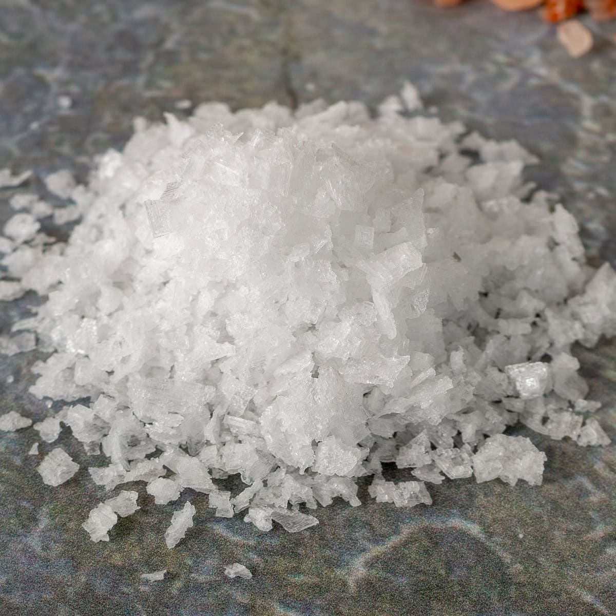 Flake sea salt.