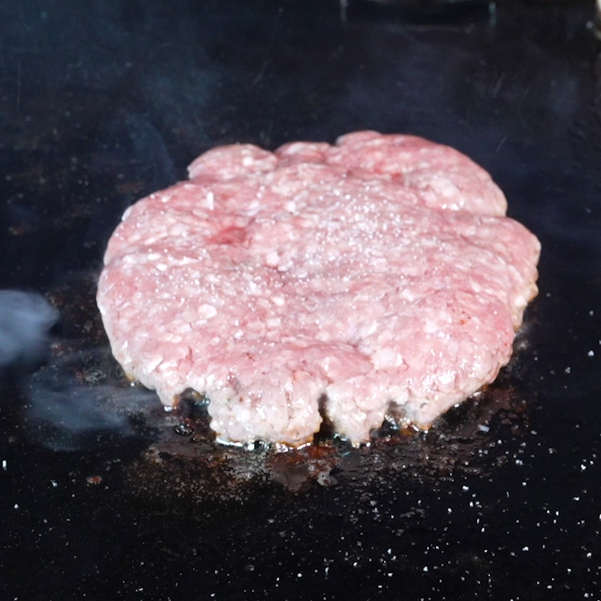 Grill a patty.