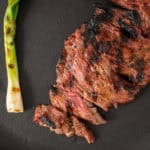 Grilled steak fajitas.