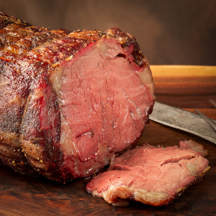 Dry aged prime rib roast.