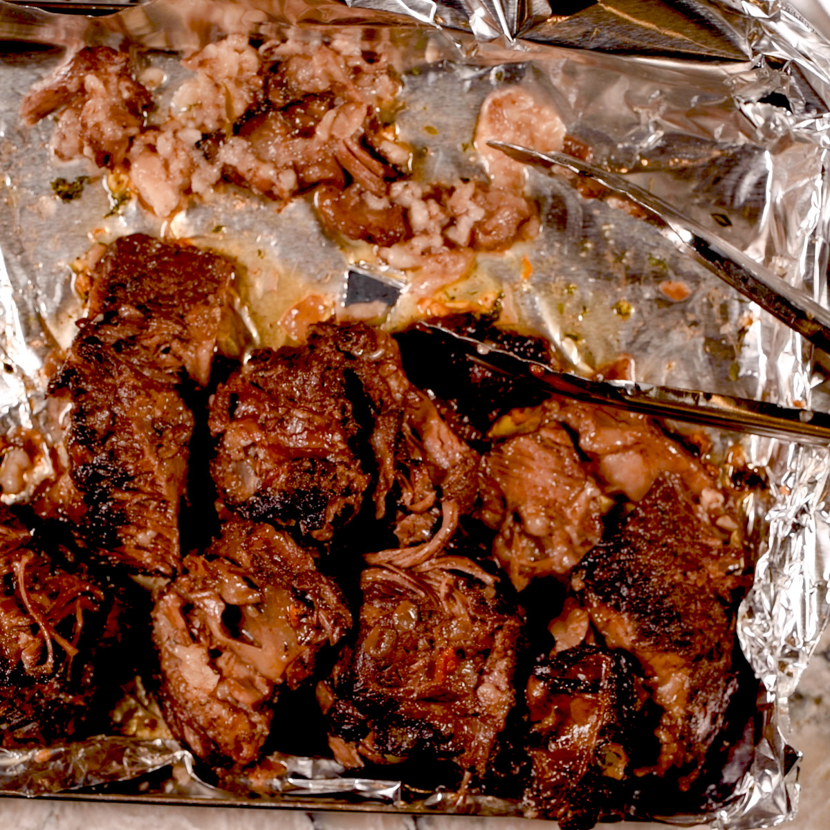 Short rib ravioli leftovers.