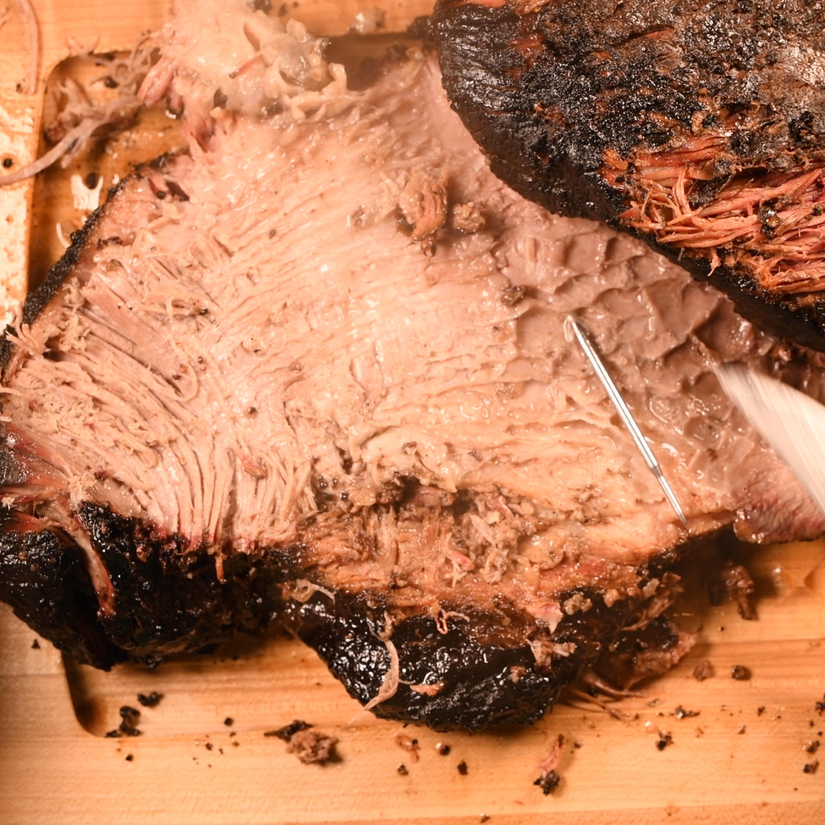 Separate the point from the flat.