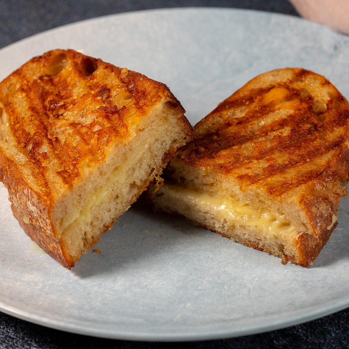 Grilled cheese sandwich.