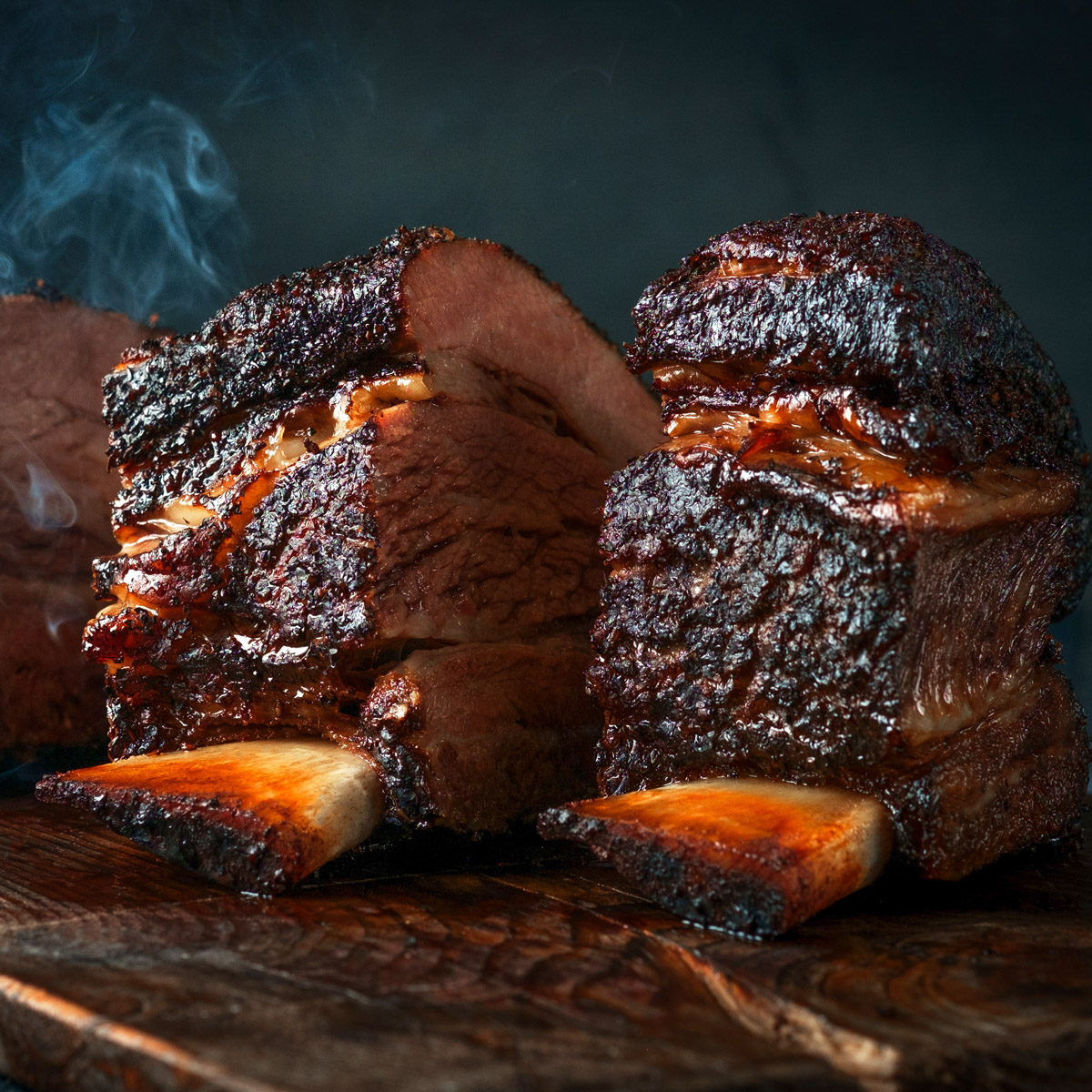 Smoked short ribs.