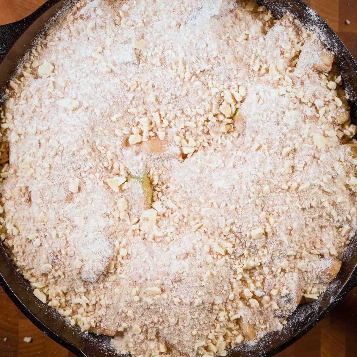 Use all of the topping.