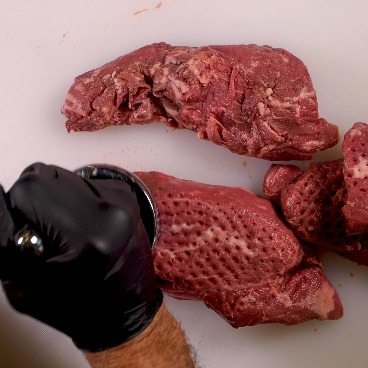 Tenderize the tenderloin.