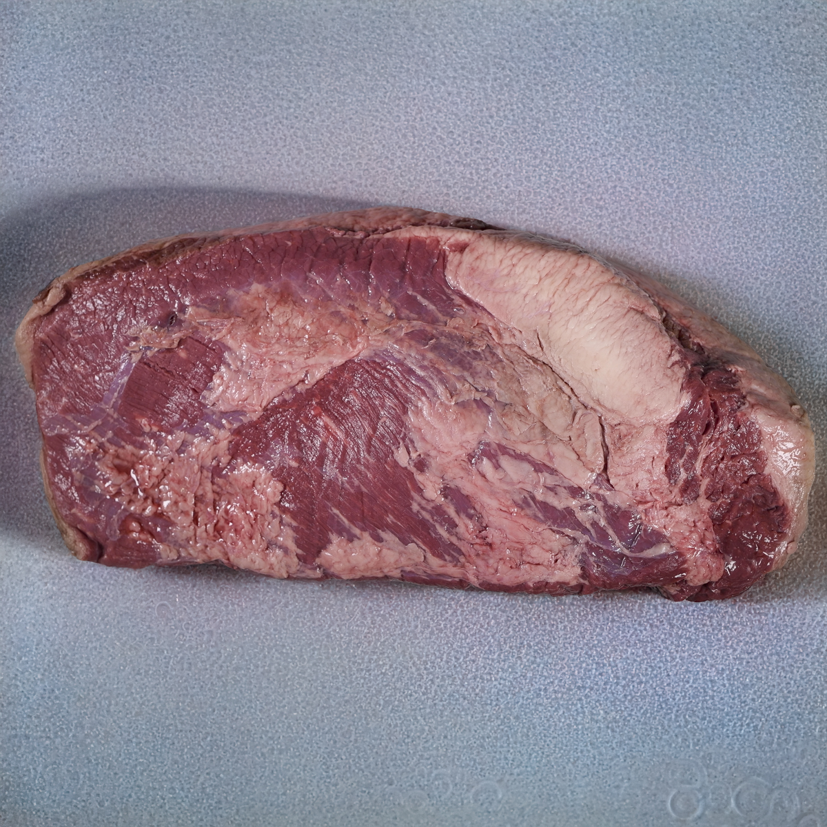 Whole packer brisket ready to be trimmed.